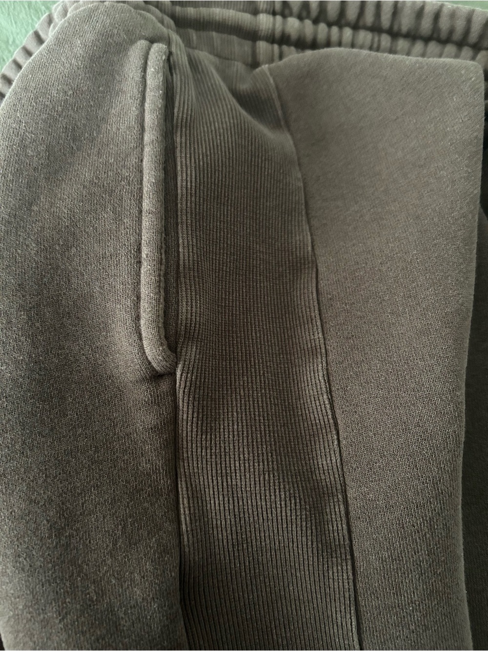 TNA Women’s Stone Washed Brown Drawstring Jogger Sweatpants - Picture 7 of 11